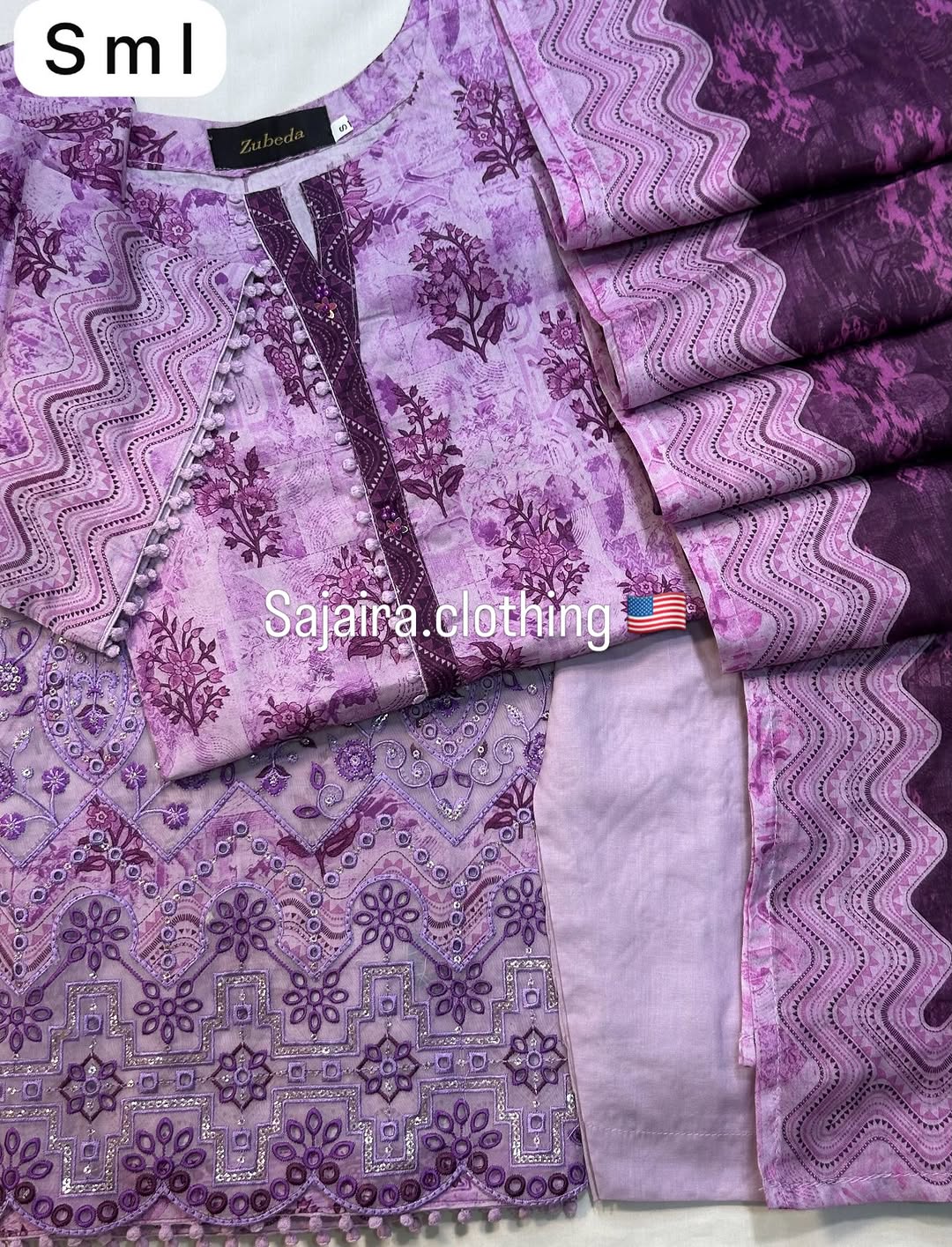 Lilac Lawn Suit